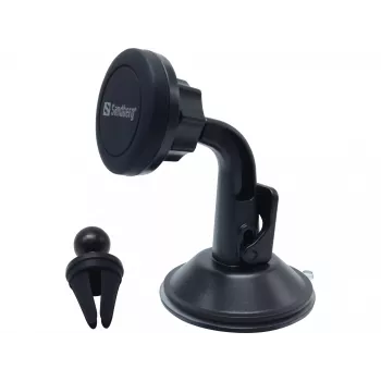 Sandberg In Car Mobile Magnet Stand Kit, Teléfono, Soporte pasivo, Coche, Negro