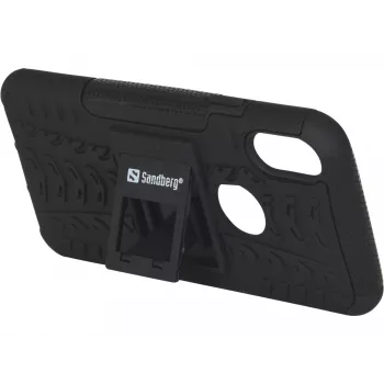 Sandberg ActionCase para iPhone X/XS, Funda, Apple, iPhone X, Negro