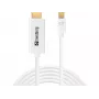 Sandberg MiniDP 1.2 > HDMI 4K 2m, 2 m, Mini DisplayPort, HDMI, Conector macho, Conector macho, Blanco