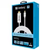 Sandberg MiniDP 1.2 > HDMI 4K 2m, 2 m, Mini DisplayPort, HDMI, Conector macho, Conector macho, Blanco