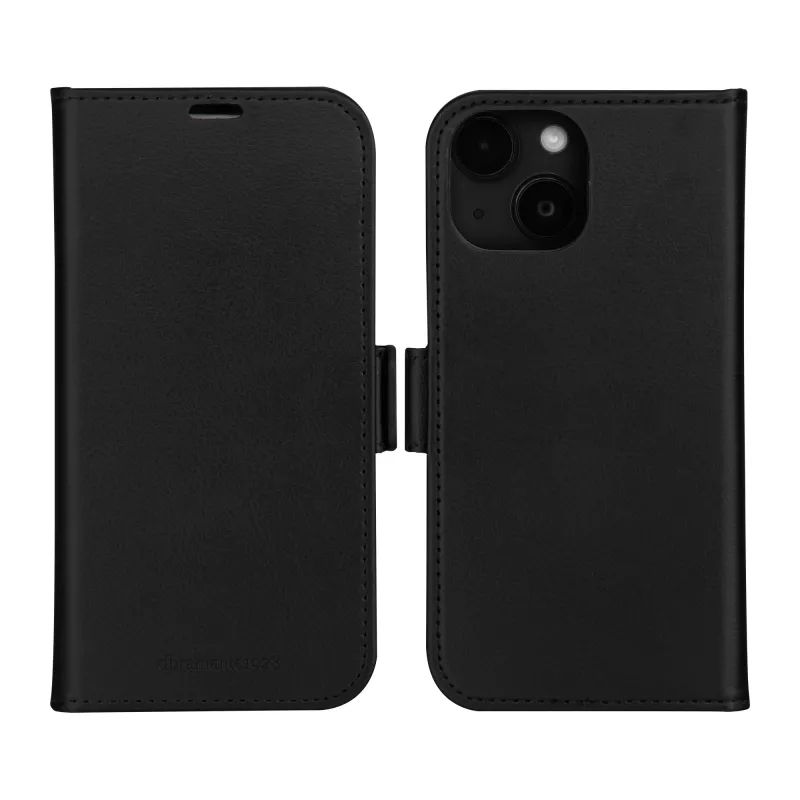 dbramante1928 Stockholm – iPhone 17e/16e/15/14/13 – negro, funda tipo cartera, Apple, iPhone 17e/16e/15/14/13, negro
