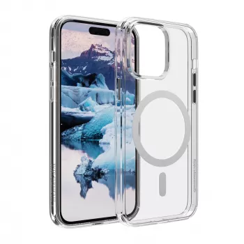 dbramante1928 Iceland Pro compatible con MagSafe – iPhone 15 Pro, funda, Apple, iPhone 15 Pro, transparente, blanco
