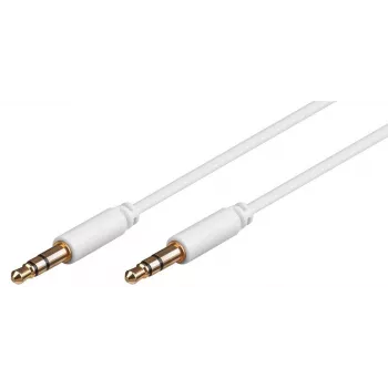 Microconnect AUDLL05W cable de audio 0,5 m 3,5 mm blanco