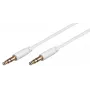 Microconnect AUDLL05W cable de audio 0,5 m 3,5 mm blanco