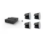 Vivolink Audiopack Subwoofer 6.5 + 4 x Altavoces de techo Premium 40W (oferta de pack limitado) Negro Cableado 110 W