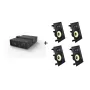 Vivolink Audiopack Subwoofer + 4 x Altavoces empotrables Premium - (oferta de pack limitado) Negro Cableado 110 W