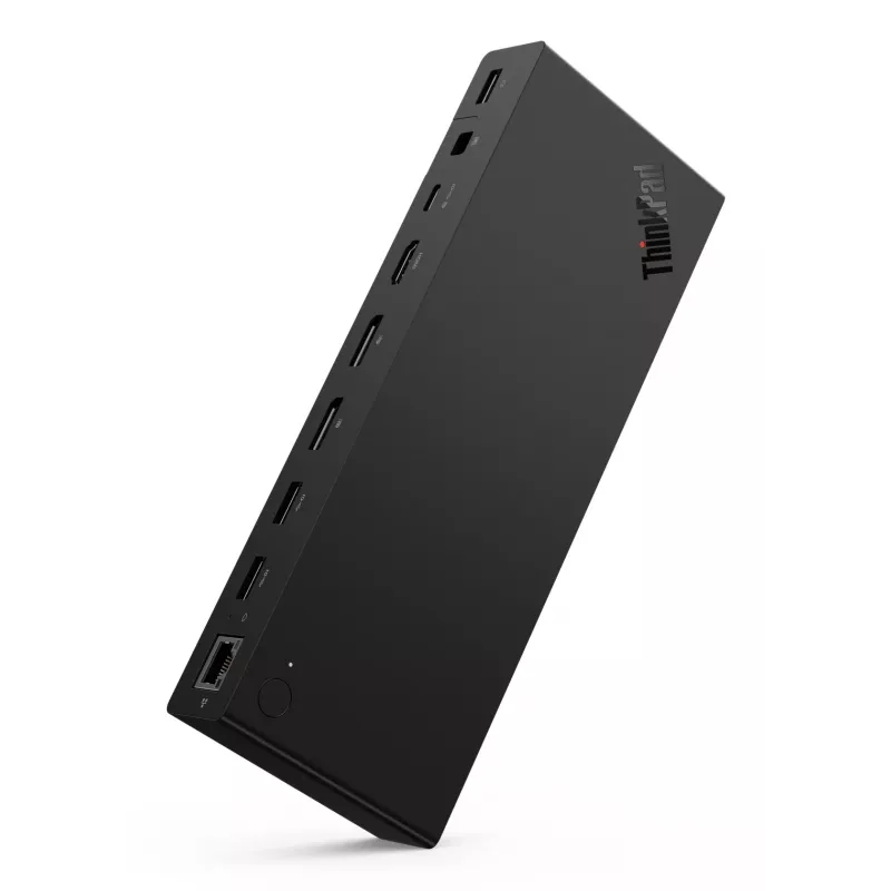 Lenovo ThinkPad USB4 Smart Dock 5500 con adaptador de 135W Cableado Negro