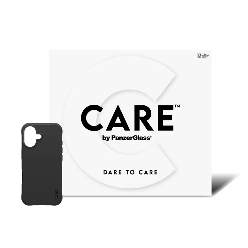 PanzerGlass CARE™ by ® Samba Case Negro con MagSafe iPhone 17 | Bulk