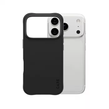 PanzerGlass CARE™ by ® Samba Case Negro con MagSafe iPhone 17 Pro | Pack grande