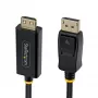 StarTech.com Cable adaptador DisplayPort a HDMI de 2 m con conectores con agarre, 4K 60Hz, HDR, Convertidor de vídeo DP a HDMI unidireccional, DP de sobremesa a monitor HDMI