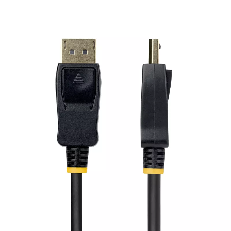 StarTech.com Cable adaptador DisplayPort a HDMI de 2 m con conectores con agarre, 4K 60Hz, HDR, Convertidor de vídeo DP a HDMI unidireccional, DP de sobremesa a monitor HDMI