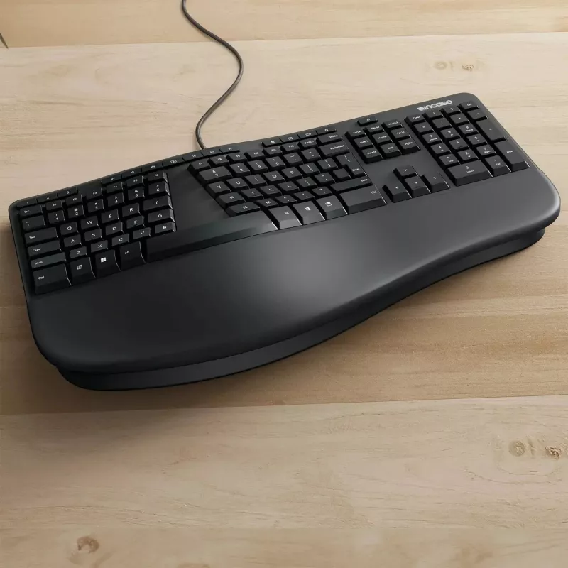 Incase Designed by Microsoft Teclado ergonómico Office USB QWERTY Negro