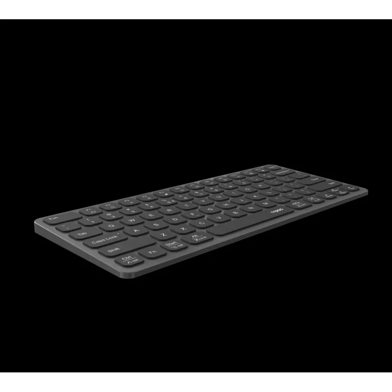 Rapoo UCK-6001 Teclado ultrafino con adaptador multipuerto USB-C 8 en 1, QWERTZ