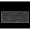 Rapoo UCK-6001 Teclado ultrafino con adaptador multipuerto USB-C 8 en 1, QWERTZ