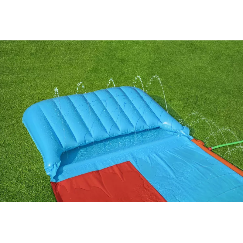 Bestway H2OGO! Tobogán acuático doble con rampa Tsunami Splash 4,88 m