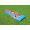 Bestway H2OGO! Tobogán acuático doble con rampa Tsunami Splash 4,88 m