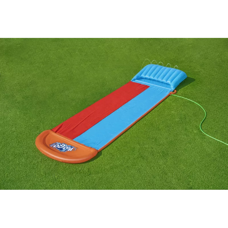 Bestway H2OGO! Tobogán acuático doble con rampa Tsunami Splash 4,88 m