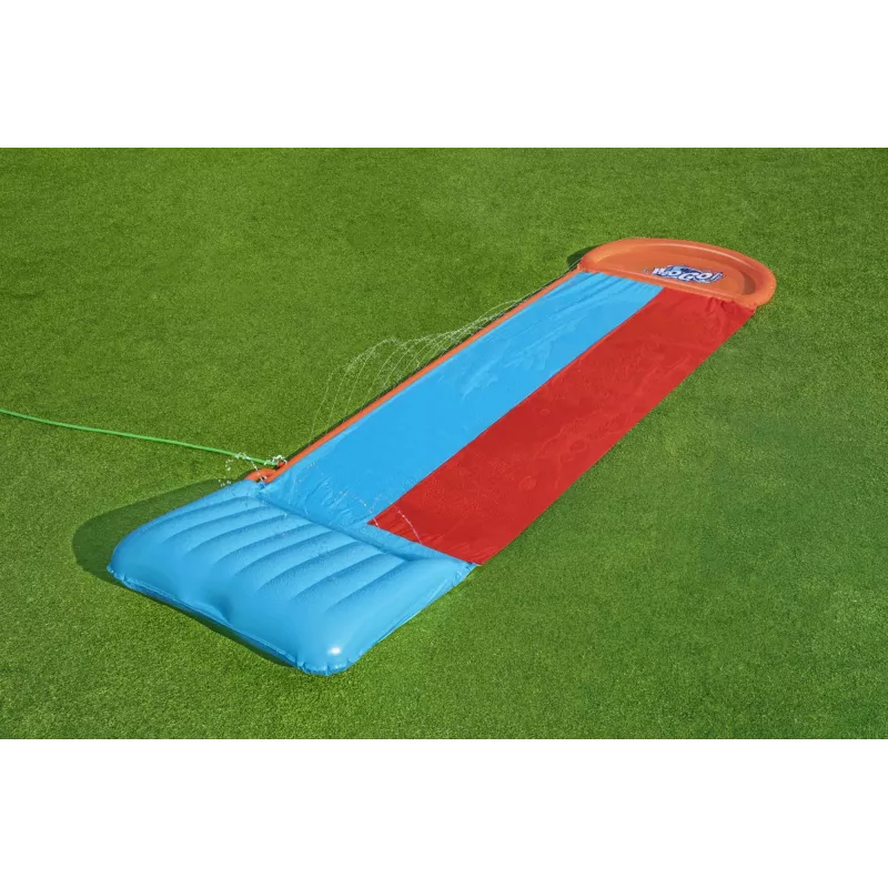 Bestway H2OGO! Tobogán acuático doble con rampa Tsunami Splash 4,88 m
