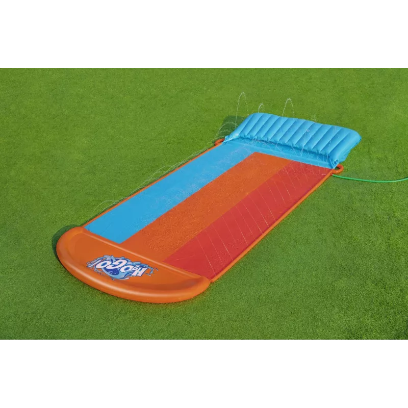 Bestway H2OGO! Tobogán triple con rampa Tsunami Splash 4,88 m