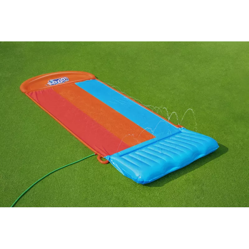 Bestway H2OGO! Tobogán triple con rampa Tsunami Splash 4,88 m
