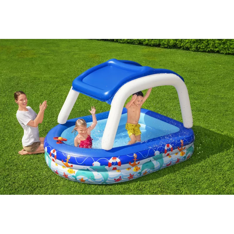 Bestway Hydro-Force Rapid Rider II Flotador doble para río, Multicolor, Flotador, Estampado, Niño/Niña, 180 kg, 2 personas