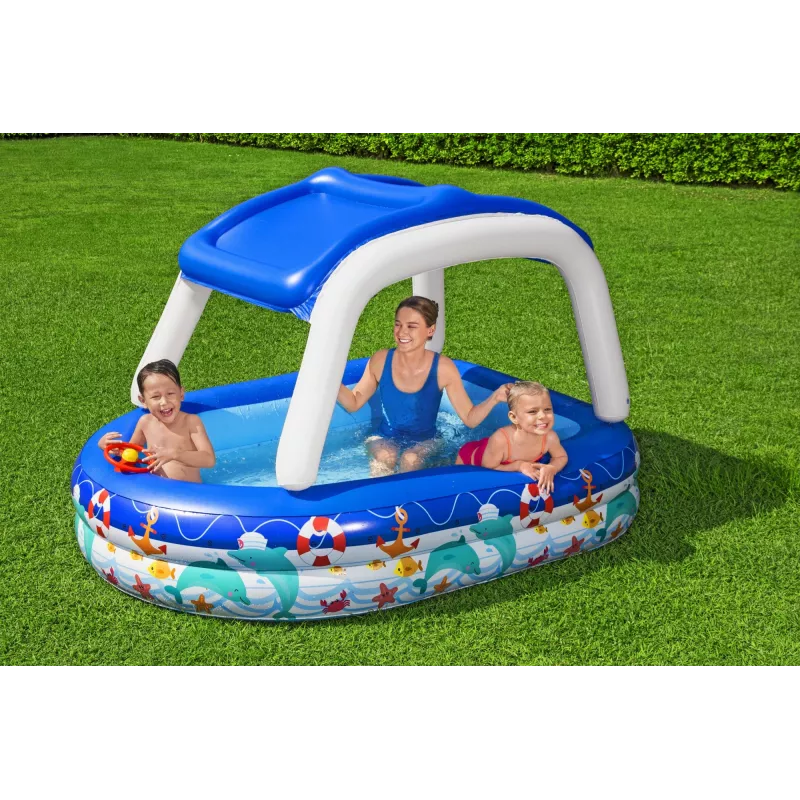Bestway Hydro-Force Rapid Rider II Flotador doble para río, Multicolor, Flotador, Estampado, Niño/Niña, 180 kg, 2 personas