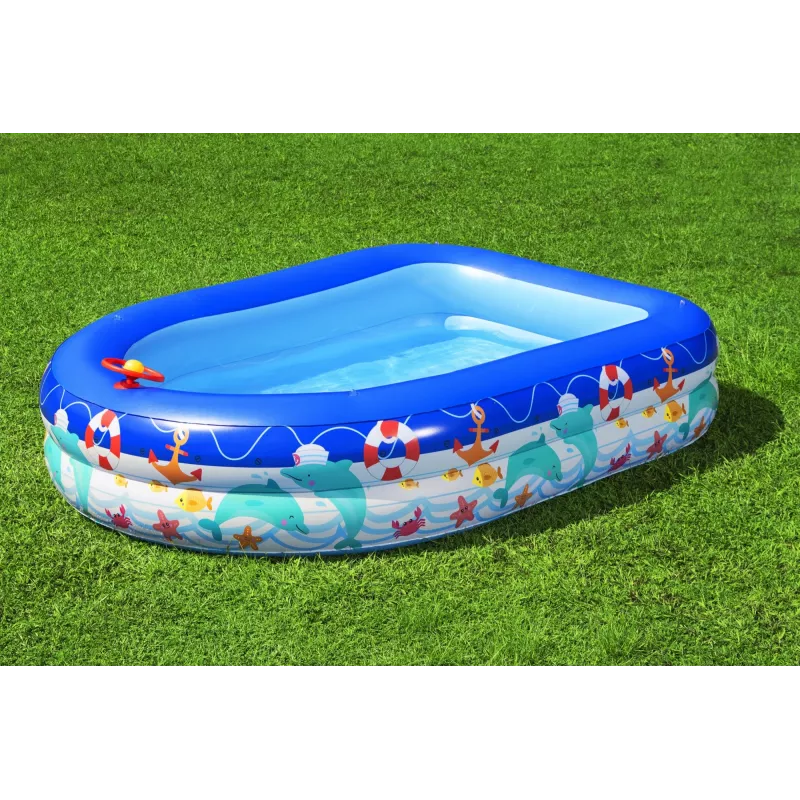 Bestway Hydro-Force Rapid Rider II Flotador doble para río, Multicolor, Flotador, Estampado, Niño/Niña, 180 kg, 2 personas