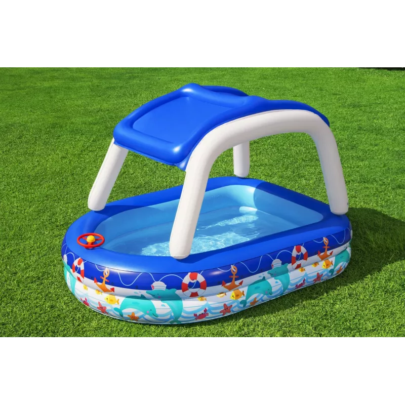 Bestway Hydro-Force Rapid Rider II Flotador doble para río, Multicolor, Flotador, Estampado, Niño/Niña, 180 kg, 2 personas