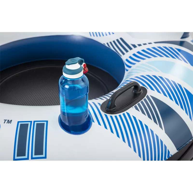 Bestway Hydro-Force Rapid Rider II flotador doble para río, multicolor, flotador, estampado, niño/niña, 180 kg, 2 personas