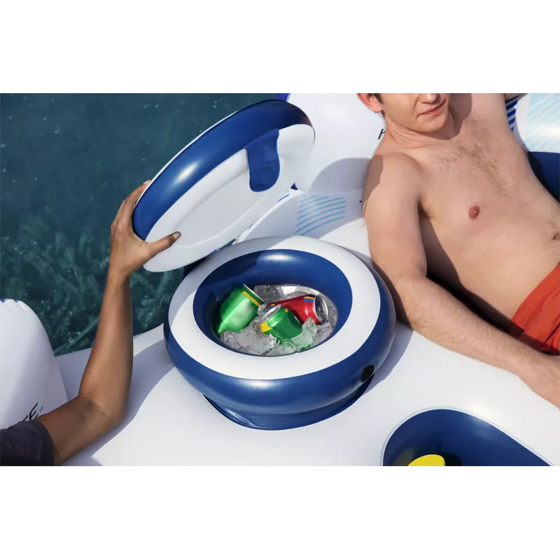 Bestway Hydro-Force Rapid Rider II flotador doble para río, multicolor, flotador, estampado, niño/niña, 180 kg, 2 personas