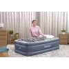 Bestway Tritech colchón de aire Twin con bomba AC integrada y revestimiento antimicrobiano 1,91 m x 97 cm x 51 cm