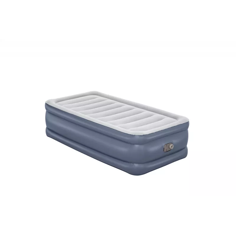 Bestway Tritech colchón de aire Twin con bomba AC integrada y revestimiento antimicrobiano 1,91 m x 97 cm x 51 cm