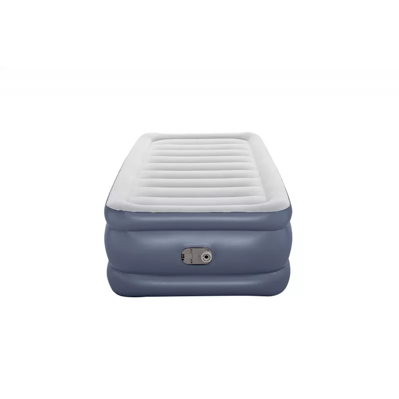 Bestway Tritech colchón de aire Twin con bomba AC integrada y revestimiento antimicrobiano 1,91 m x 97 cm x 51 cm