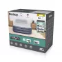 Colchón de aire Bestway Tritech SleekFlow con cabecera Queen, bomba AC integrada y recubrimiento antimicrobiano 2,26 m x 1,52 m x 84 cm