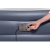 Colchón de aire Bestway Tritech SleekFlow con cabecera Queen, bomba AC integrada y recubrimiento antimicrobiano 2,26 m x 1,52 m x 84 cm