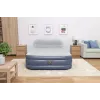 Colchón de aire Bestway Tritech SleekFlow con cabecera Queen, bomba AC integrada y recubrimiento antimicrobiano 2,26 m x 1,52 m x 84 cm