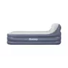 Colchón de aire Bestway Tritech SleekFlow con cabecera Queen, bomba AC integrada y recubrimiento antimicrobiano 2,26 m x 1,52 m x 84 cm