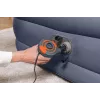 Colchón de aire Bestway Tritech SleekFlow con cabecera Queen, bomba AC integrada y recubrimiento antimicrobiano 2,26 m x 1,52 m x 84 cm