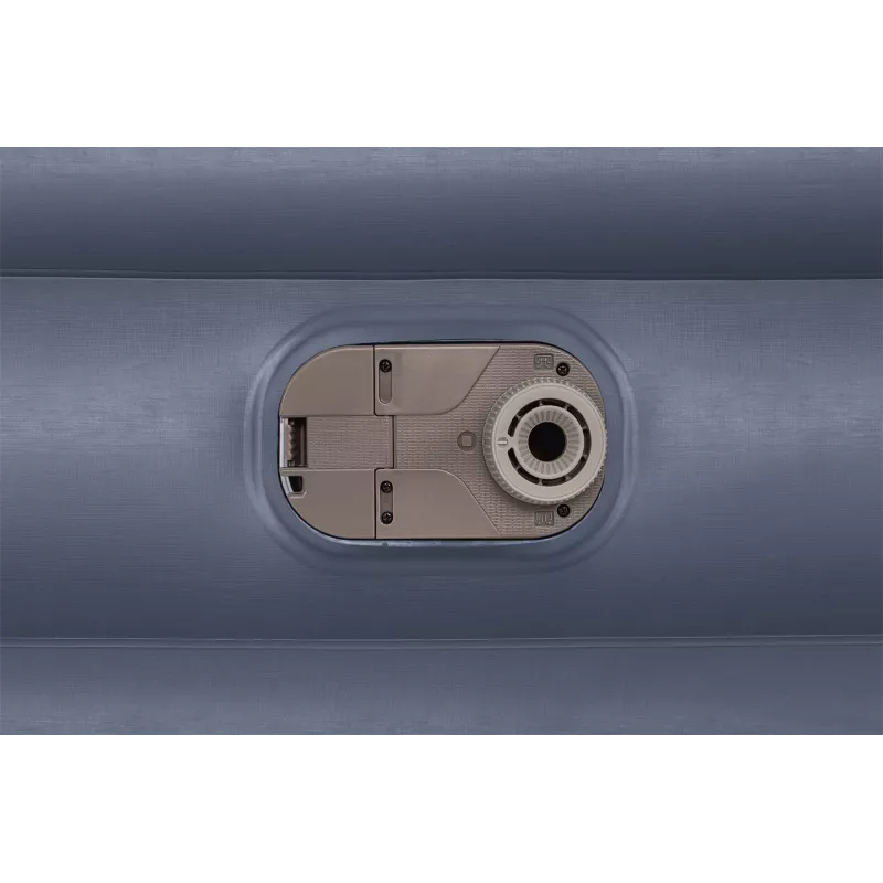 Colchón de aire Bestway Tritech SleekFlow con cabecera Queen, bomba AC integrada y recubrimiento antimicrobiano 2,26 m x 1,52 m x 84 cm