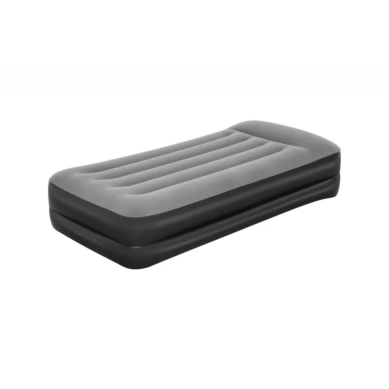 Bestway Tritech Colchón hinchable Twin con bomba AC integrada y recubrimiento antimicrobiano 1,91 m x 97 cm x 46 cm