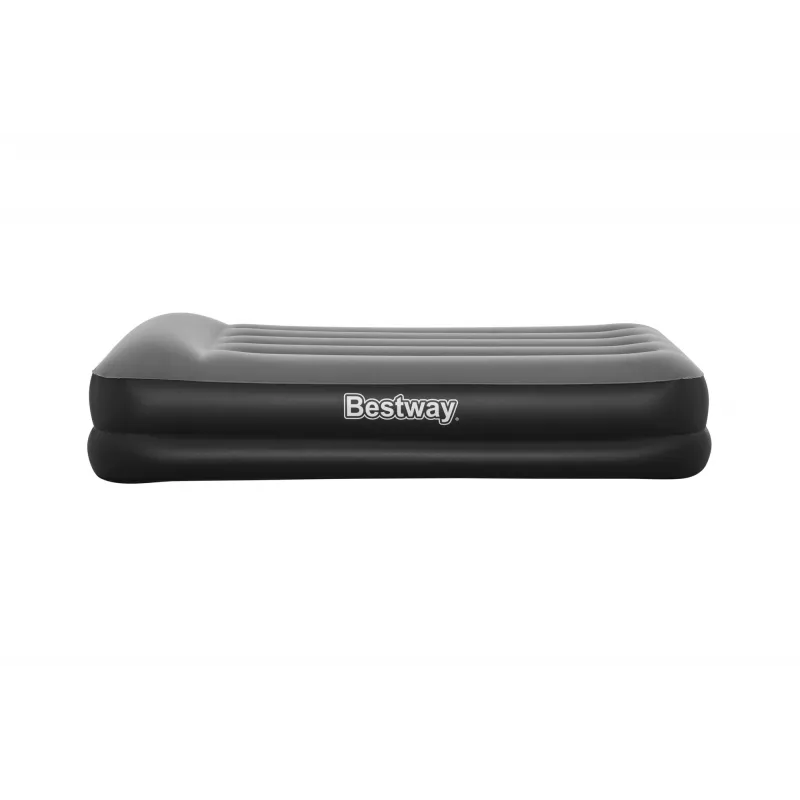 Bestway Tritech Colchón hinchable Twin con bomba AC integrada y recubrimiento antimicrobiano 1,91 m x 97 cm x 46 cm