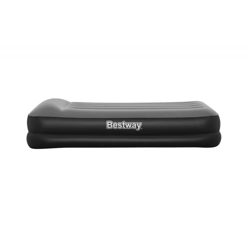 Bestway Tritech Colchón hinchable Twin con bomba AC integrada y recubrimiento antimicrobiano 1,91 m x 97 cm x 46 cm