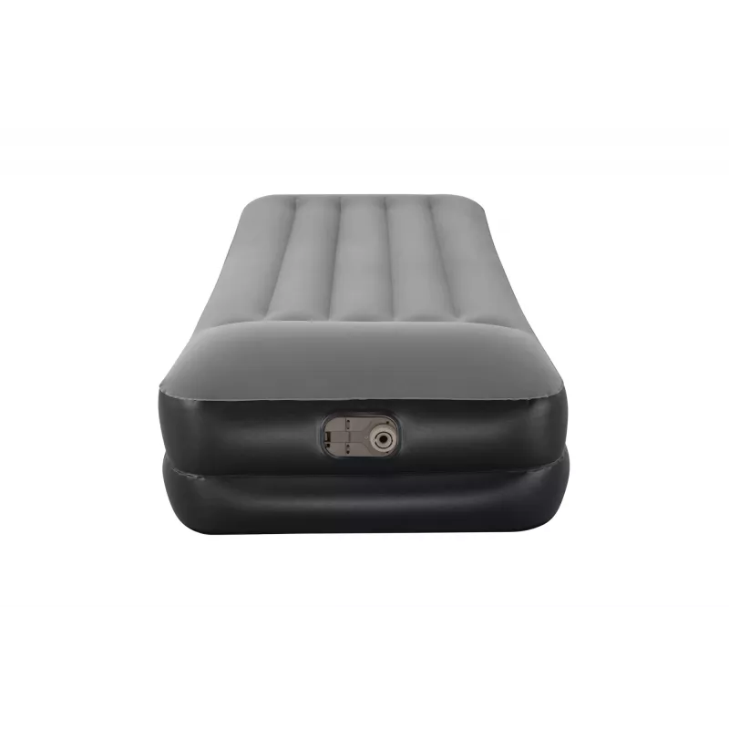 Bestway Tritech Colchón hinchable Twin con bomba AC integrada y recubrimiento antimicrobiano 1,91 m x 97 cm x 46 cm