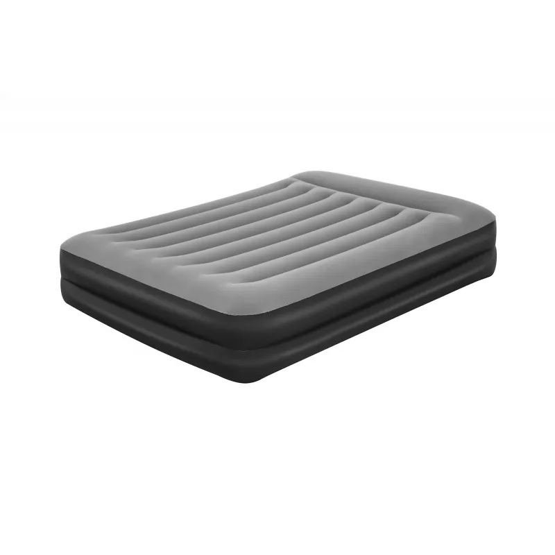 Bestway Tritech Colchón hinchable Queen con bomba AC integrada y recubrimiento antimicrobiano 2,03 m x 1,52 m x 46 cm