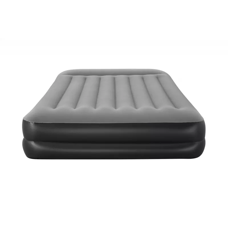 Bestway Tritech Colchón hinchable Queen con bomba AC integrada y recubrimiento antimicrobiano 2,03 m x 1,52 m x 46 cm