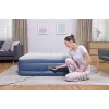 Bestway Tritech Cama hinchable Queen con bomba AC integrada y recubrimiento antimicrobiano 2,03 m x 1,52 m x 46 cm