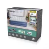 Bestway Tritech Cama hinchable Queen con bomba AC integrada y recubrimiento antimicrobiano 2,03 m x 1,52 m x 46 cm