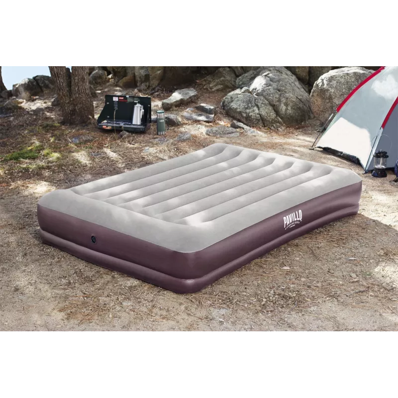 Bestway 67699 Colchón hinchable doble Marrón, Gris Unisex