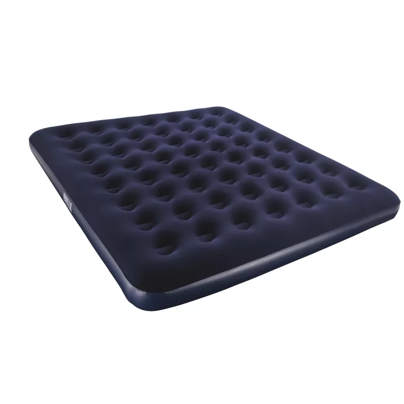 Bestway Flocked Airbed – King – 2,03 m x 1,83 m x 22 cm, Colchón doble