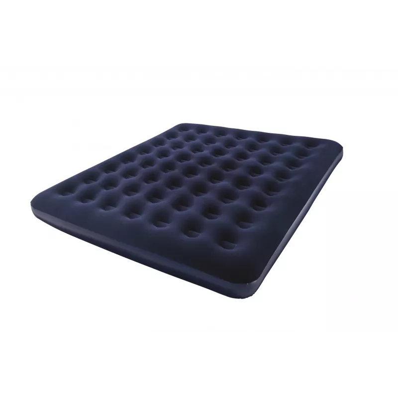 Bestway Flocked Airbed – King – 2,03 m x 1,83 m x 22 cm, Colchón doble